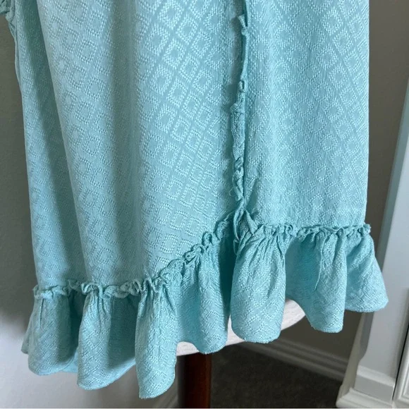 Blue Ruffle Tank - Picture 3 of 8